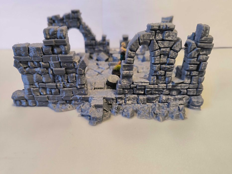 Zrujnowana droga prosta s3 (Lost City) RPG D&D Diorama Makieta