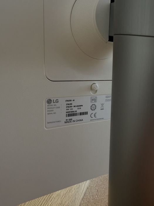 Monitor LG 27UL550-W 27 4K IPS
