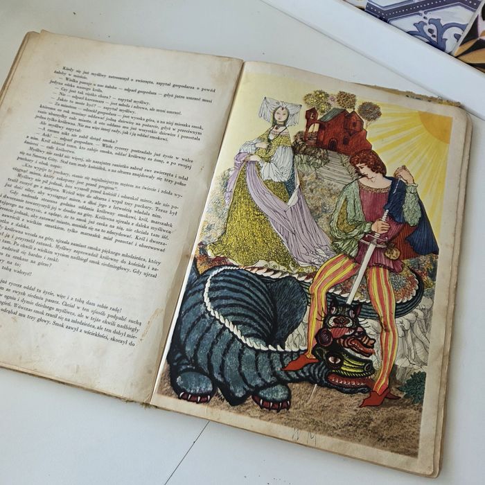 Książka z 1964 Grimm Baśnie antyk