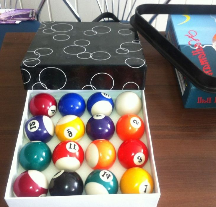 Бильярдные шары, новые шары для бильярда (пирамида, пул, снукер)