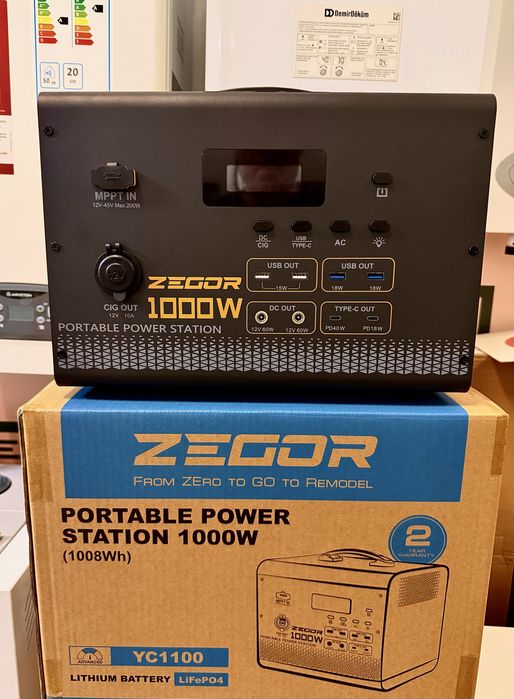 Зарядна станція 1кВт Zegor YC1100