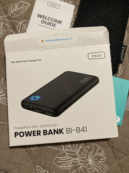 INIU Power Bank Bateria Portátil Nova