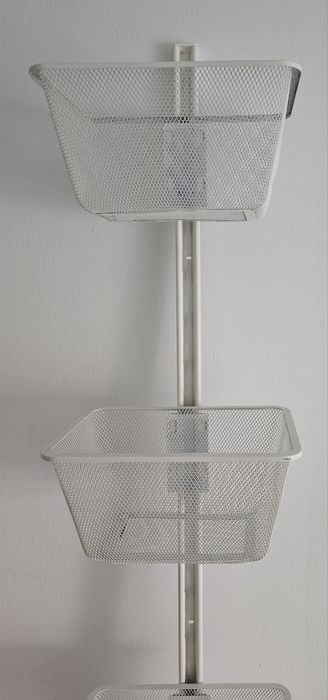 IKEA Algot Szyna ścienna z koszykami