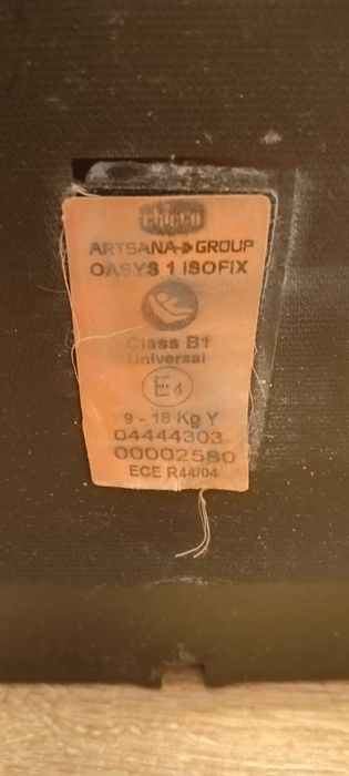 Fotelik samochodowy ISOFIX