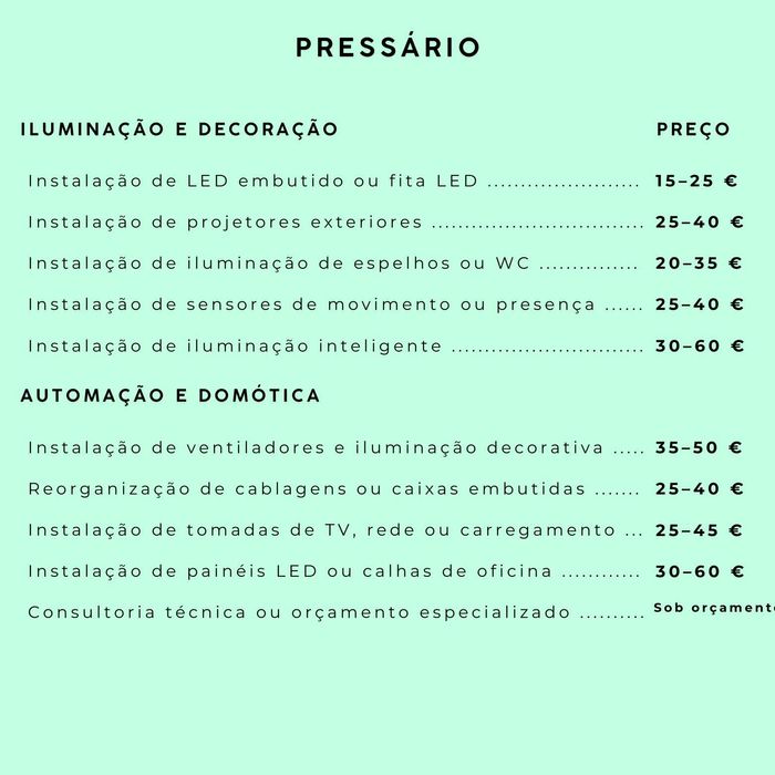 Engenheiro Eletricista Leiria - Instalações, Reparações e Segurança