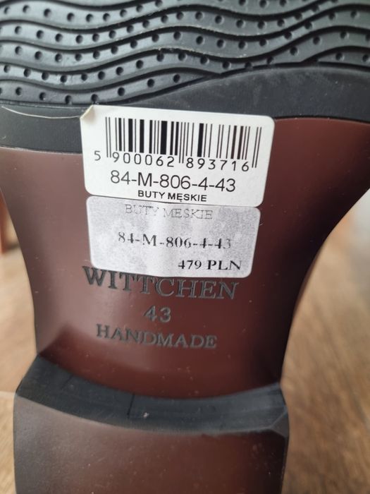 NOWE buty Witthen 43 ręcznie robione