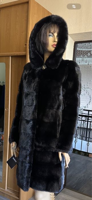 Рр 46-48. Норковая шуба BlackGlama. Италия