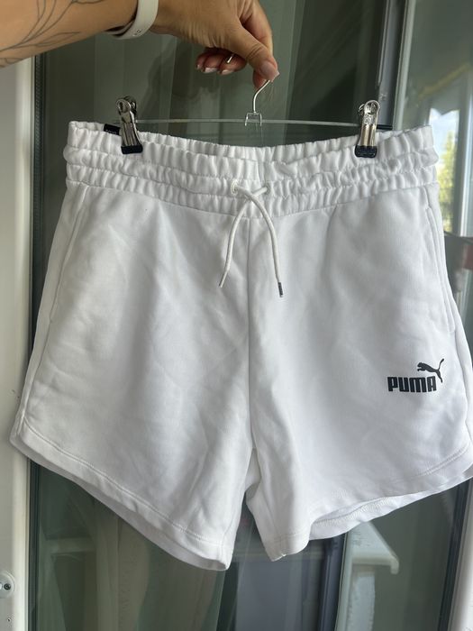 Шорти Puma білі висока посадка