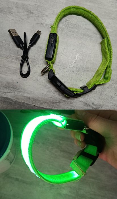 Поводок-рулетка, пульти від електроошийників. LED - ошийник