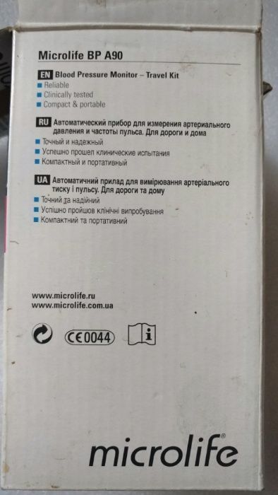 Тонометр тиску Швейцарія  Microlife BP A90 Пульсоксиметр Yonker YK-81A