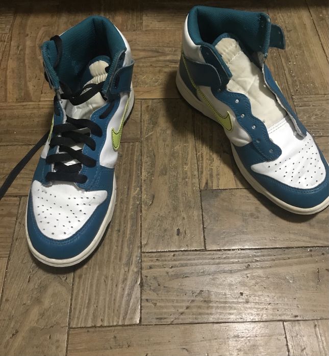 Nike dunk azul e branco