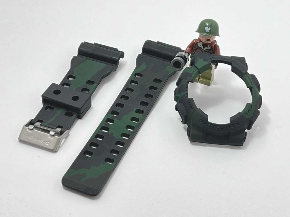 Bezel+pasek Casio G-SHOCK GA-100 GA-110 GA-120 GA-140 GLS GD MORO/Z