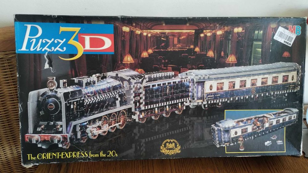 Puzzle 3D Pociąg Orient Exspres