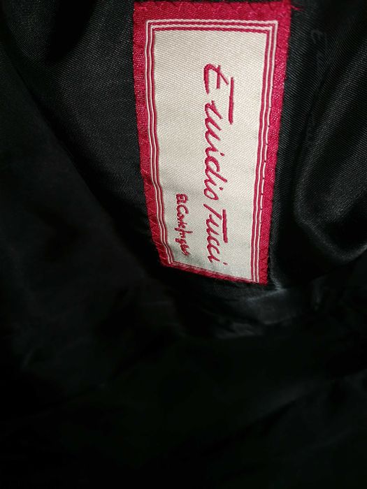 Sobretudo Cinzento Emidio Tucci Lã e Caxemira 50 52 L XL Perfeito