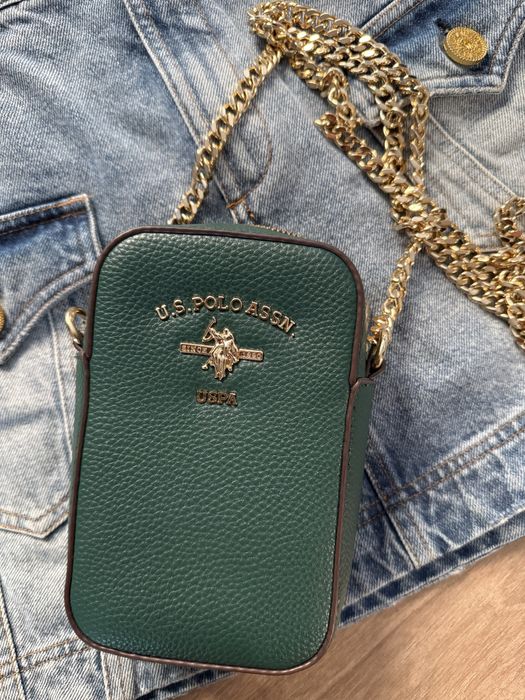 Сумка polo кожа на цепи