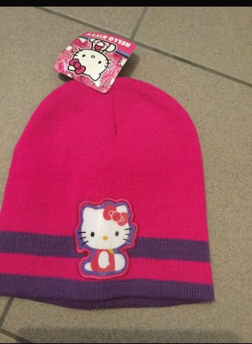 Super czapka Hello Kitty nowa dziewczęca