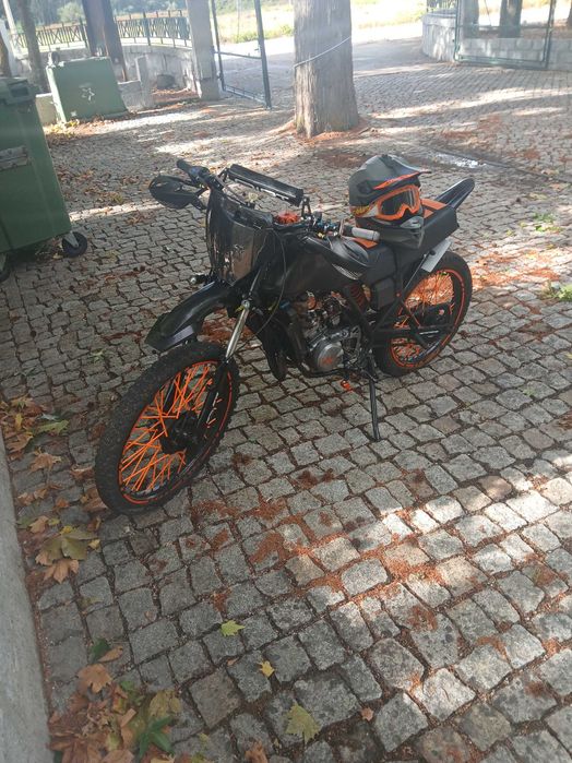 Vendo suzuki ts50w com kit athene 80cc com decumentos  em dia