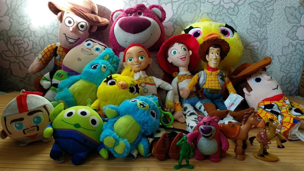 История Игрушек Toy Story Disney Вуди Булзай Конь Джесси лот: 4