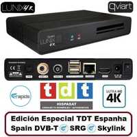 Receptores TDT, satélite y smart TV