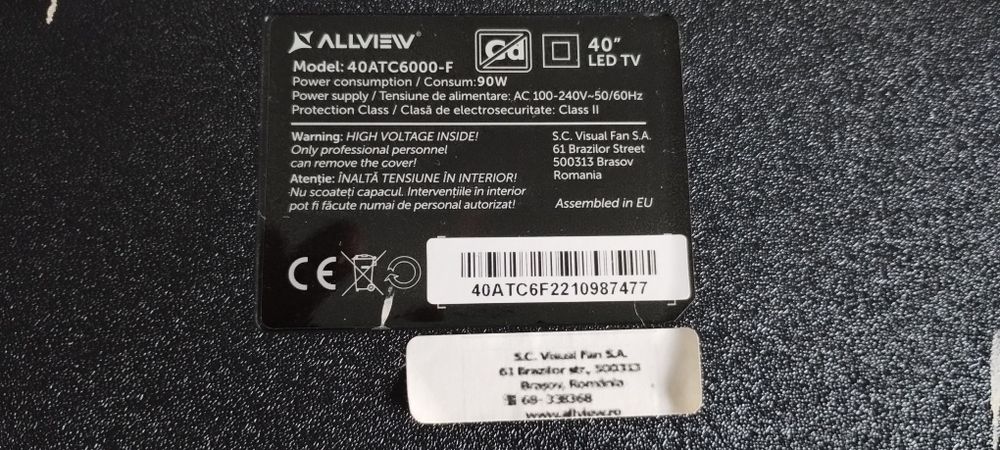 Telewizor Allview 40" FHD