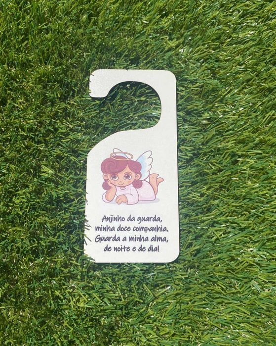 Plaquinha Porta Anjinho da Guarda