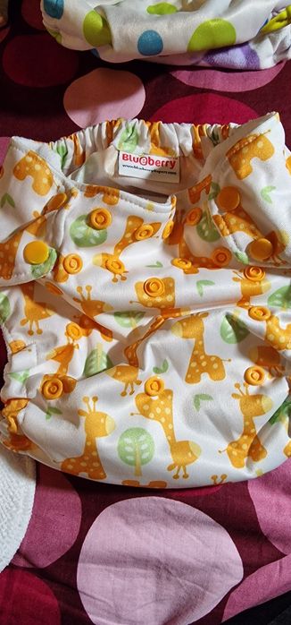 3 Fraldas Piriuki + 2 Frasdas Bum Genius + 1 Fralda Bluberry - NOVAS