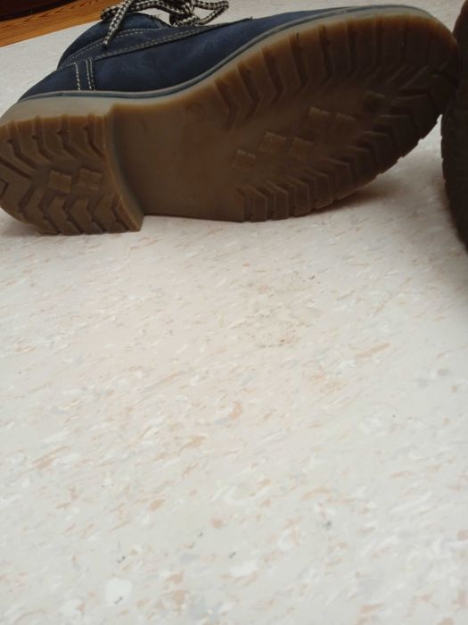 Granatowe trapery Lasocki buty za kostkę