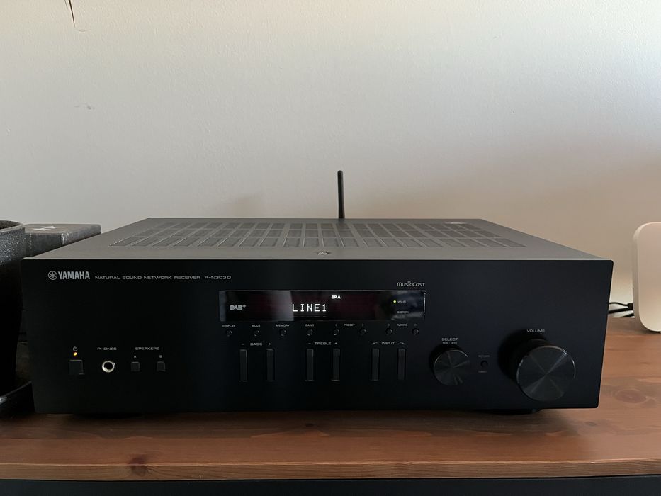 Amplituner Yamaha RN303D+Kolumny Indiana Line  Nota 550x