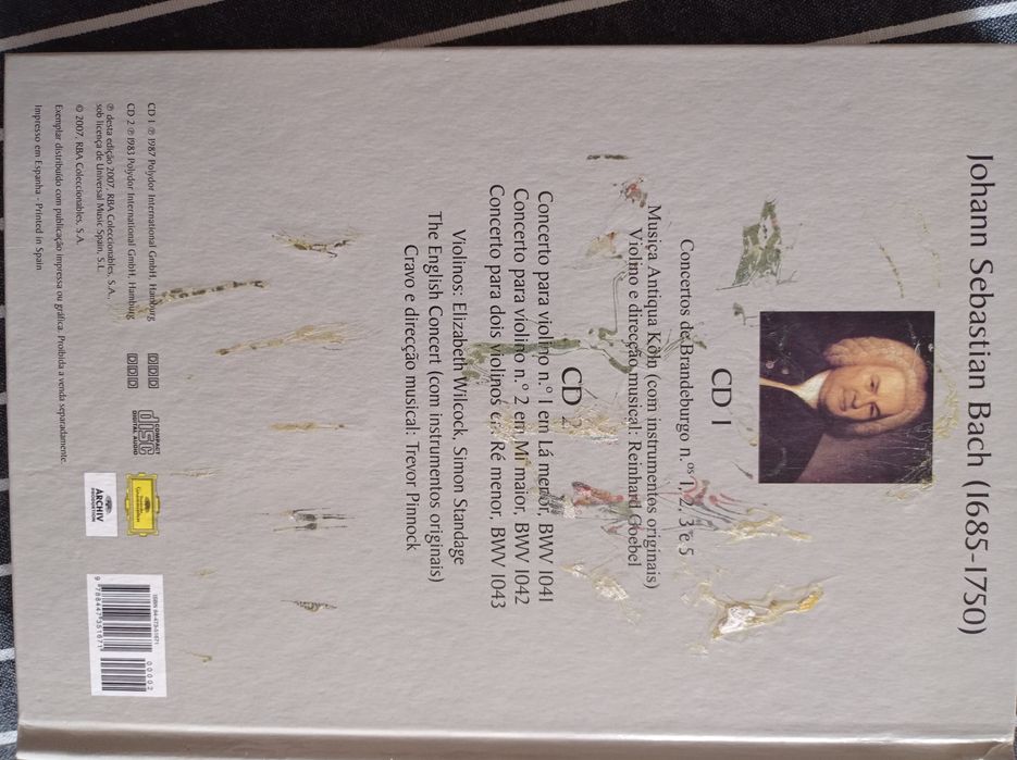 Livro + Cd's (2) de BACH