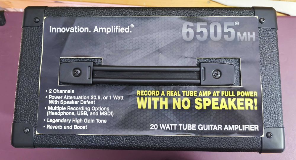 Peavey 6505MH Mini Head – Como Novo + Footswitch – High Gain