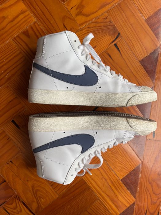 Nike Blazer Mid’77 Mulher Branco e Azul