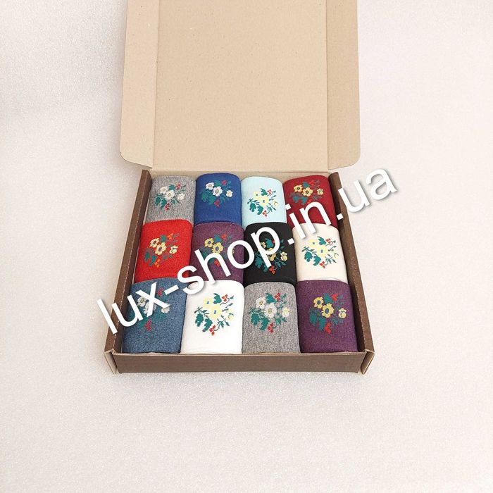 Жіночі шкарпетки (осінь, весна) набір 12 пар - якісні, житомирські