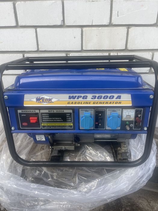 Продам генератор WPG 3600 А