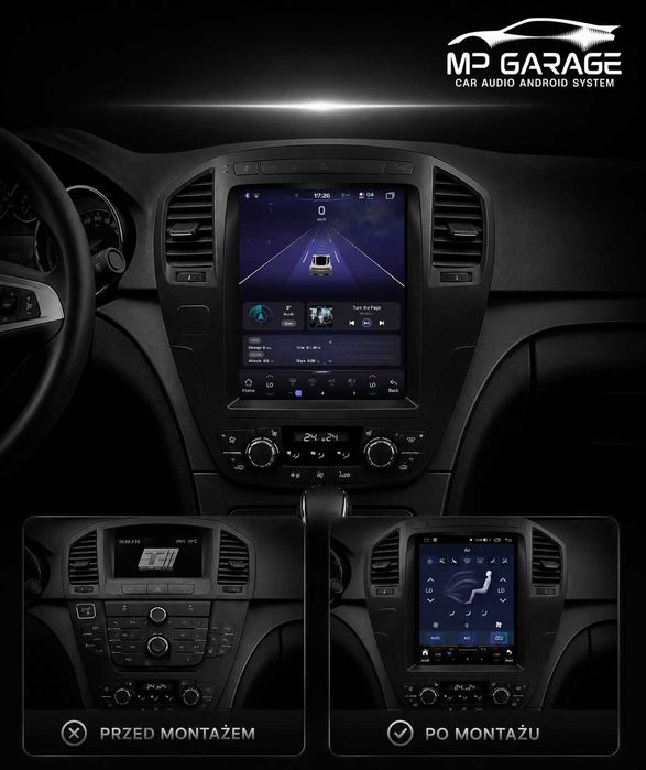 Opel Insignia Radio Android 14 Tesla Style CarPlay Android Auto 4G LTE GPS WiFi QLED DSP