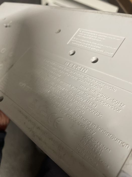 Par de Régua de Tomadas Belkin com Proteção contra Surtos – 6 Tomadas