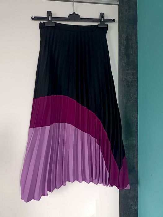 Plisowana spódnica Boho scandi slow retro