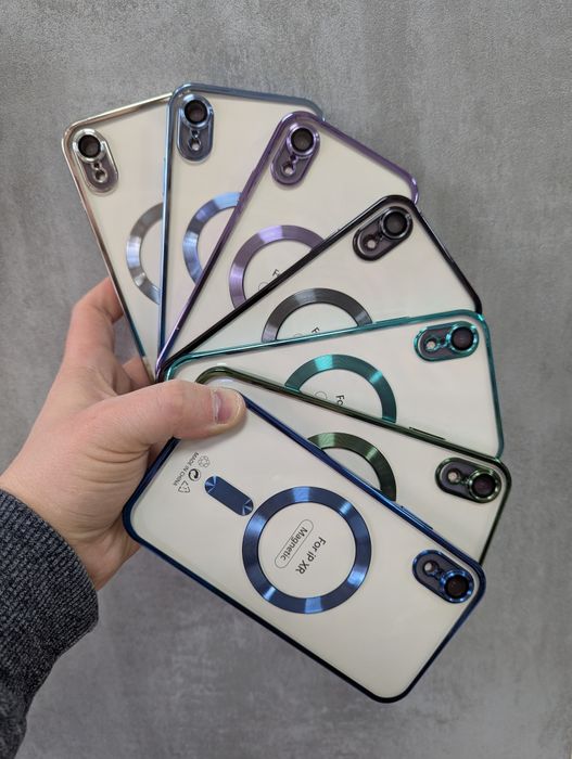 Iphone XR Противоударный прозрачный чехол с магсейф чохол айфон