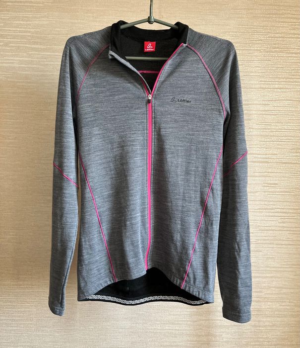 Loffler Merino Wool Кофта З Вовни Шерсті Мериноса Термобілизна Трекінгова Велосипедна Велоджерсі