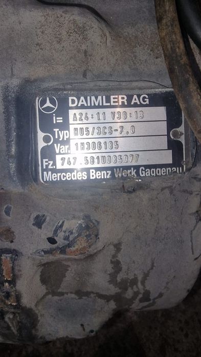 Oś unimog 427 u1650 u2150