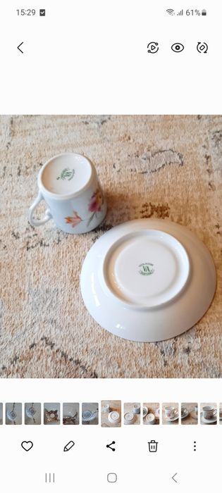 4 Chávenas de colecção Vista Alegre