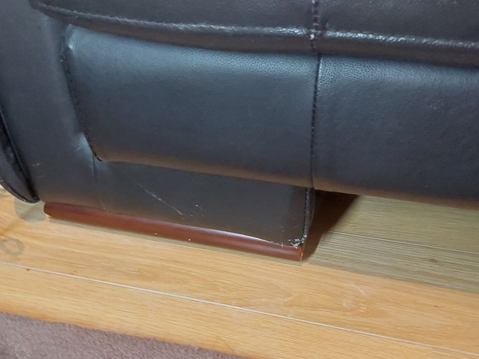 Sofa feito de pele