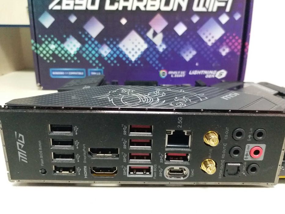 Топ плата MSI MPG Z690 Carbon WiFi  DDR5