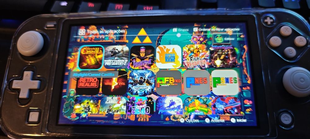 Nintendo switch lite desbloq 256gb