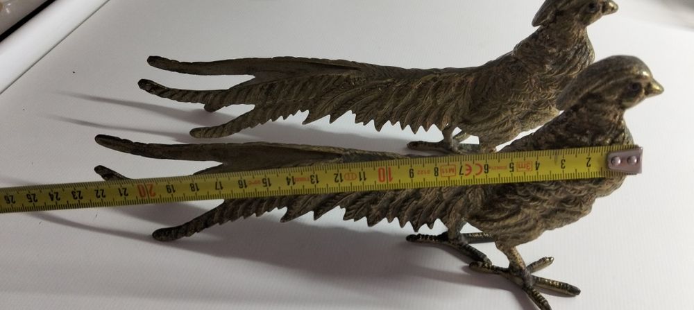 Para venda dois pavões em latão