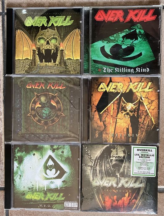 Overkill - Under the Influence, Years of Decay, W.F.O., Ironbound…