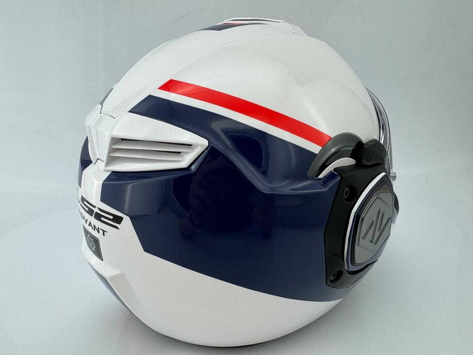 WYPRZEDAŻ Kask Szczękowy Blenda LS2 FF906 ADVANT Swipe Red Blue