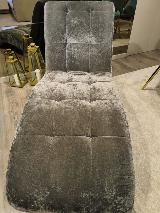 Chaise long cinza