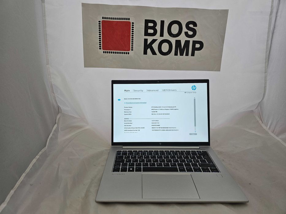 Laptop HP EliteBook 845 G10/Ryzen 5  7540U/16GB/1TB/Bioskomp/GWARANC