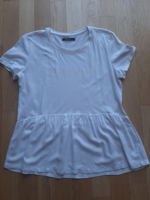 Bluzka bawełniana z falbanką