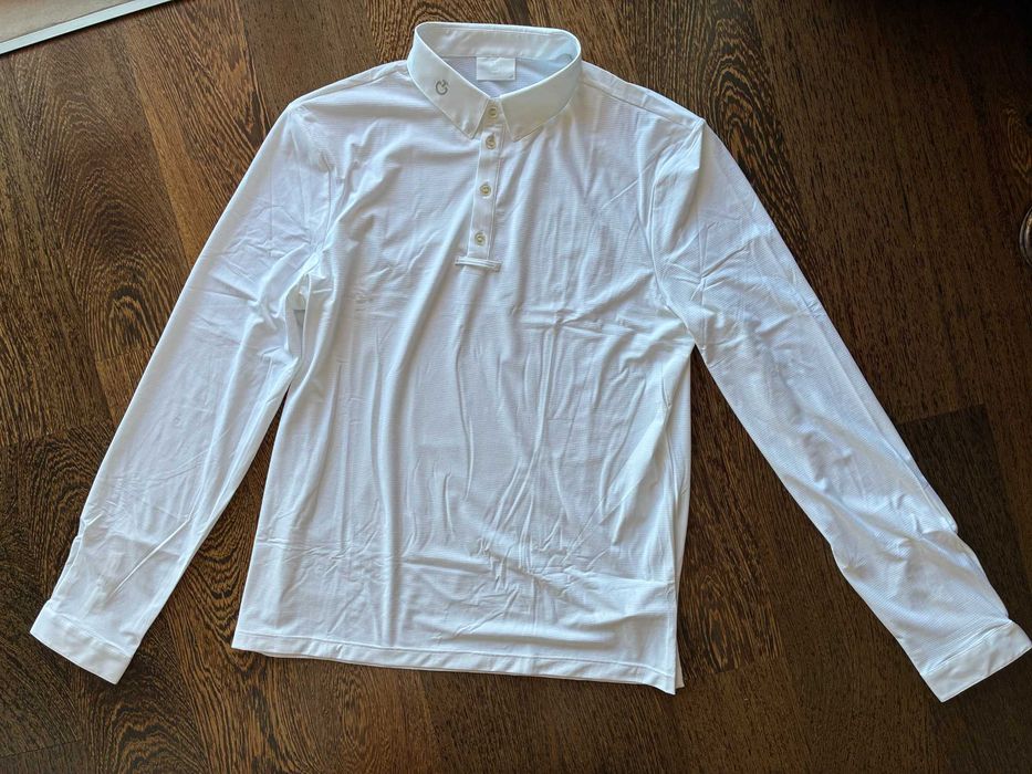 Camisa competição branca Cavalaria Toscana